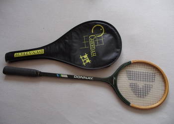 Zabytkowa rakieta do gry w squasha firmy DONNAY - HURRICANE