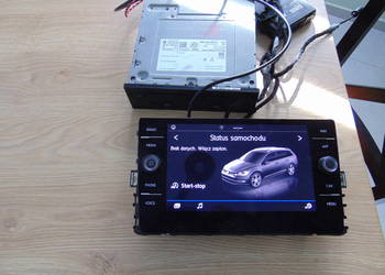 radio mib 2 wyświetlacz jednostka car play vw passat b8 golf VII
