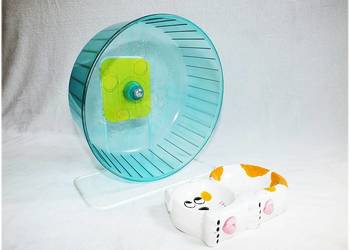 DUŻY Kołowrotek dla gryzoni SAVIC Rolly Giant 27,5 cm + Podwójna miseczka