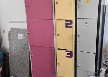 Szafki Metalowe Socjalne, Pracownicze, Schowkowe BHP – 2 Sztuki z Zamkami