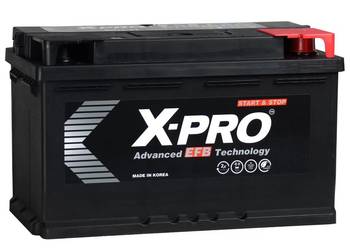 Akumulator X-PRO EFB 70Ah 650A EN Prawy Plus