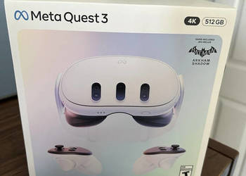 Meta Quest 3 512GB 4K z Batman: Arkham Shadow Zupełnie nowy