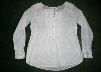 H&M biała koszula HIT przodzik NOWA 40 42 L XL