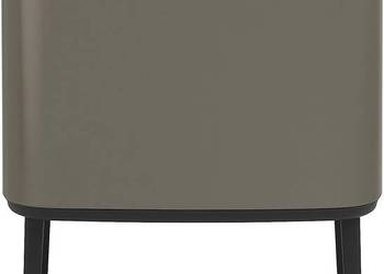 Kosz na śmieci metal Brabantia 34l szary