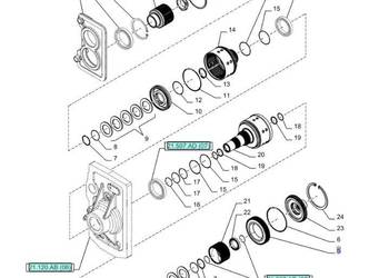 87701174 Zestaw Puma Magnum CVT T7. T7000 CNH oryginał 87701174 Zestaw Puma Magnum CVT T7. T7000 CNH oryginał