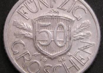 AUSTRIA 50 GROSCHEN 1946