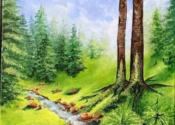 Obraz ręcznie malowany 60/40cm.