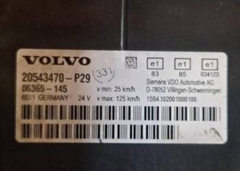 20543470-P29 Licznik ZEGAR VOLVO VDO FH FM