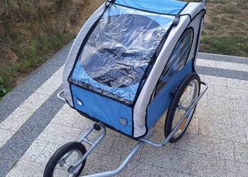 Przyczepka rowerowa  2w1 jogger składana