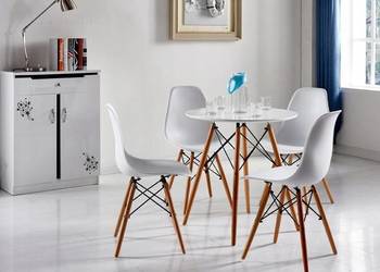 Krzesła skandynawskie Ikea białe