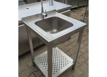 Zlew 1 Komorowy z Półką -- 60/60/85 cm - S 1654.O