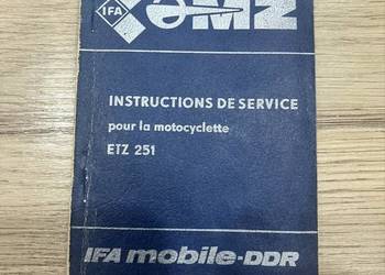 Instrukcja obsługi mz etz 251 org DDR export