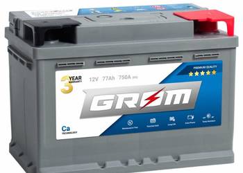 Akumulator 77Ah 750A EN Grom Premium