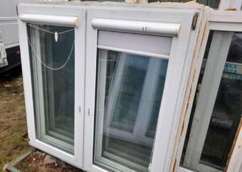 Okno PCV 146,5x143,5 + roleta wewnętrzna