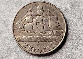 156) POLSKA II RP srebro - 2 Złote - 1936 r. - Żaglowiec
