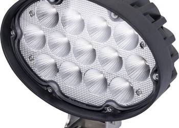 Lampa robocza LED, owalna 65W 5880lm 10/30V 166x148x95 mm z wtyczką Deutsc…