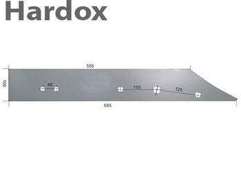 Płoza długa HARDOX L1133/L części do pługa GASSNER