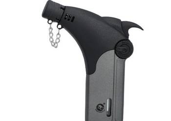 Czarny Palnik Gazowy Żarowy JET na Gaz Butan Wiatroodporny Mocny Gentelo