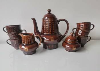 Stary serwis kawowy Nelly porcelit Tułowice design PRL