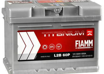 Akumulator 60Ah 600A FIAMM TITANIUM PRO 12V  Prawy Plus