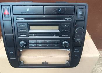 Radio z MP3 RCD200 POLO SHARAN ALHAMBRA LUPO GOLF BORA ramka radia kod PIN