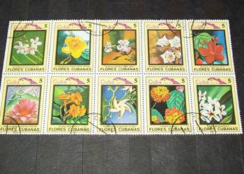 KUBA CUBA 1983r. BLOK KWIATY