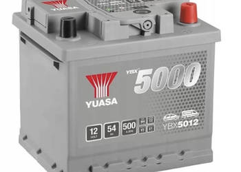 Akumulator 54Ah 500A 12V Yuasa Silver YBX5012 CHOPINA 1 DARMOWA DOSTAWA