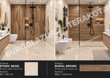 gres 60/60 etnic beige matowy-satynowy paradyż
