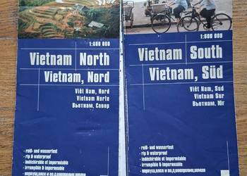 Vietnam North, South Reise Know-How 1:600 000 mapy 2 szt.