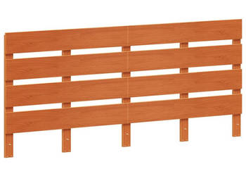 Wezgłowie do łóżka woskowy brąz 180 cm lite drewno sosnowe WM-844448