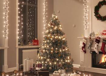 vidaXL Sznur LED, 400 diod, gęsto rozmieszczone, ciepła biel(SKU:343254)