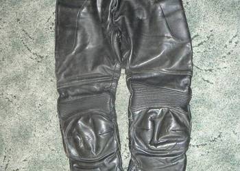 Skórzane spodnie motocyklowe