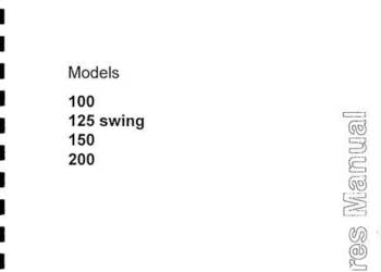 Benford 100 150 200 125 Swing katalog części zamiennych