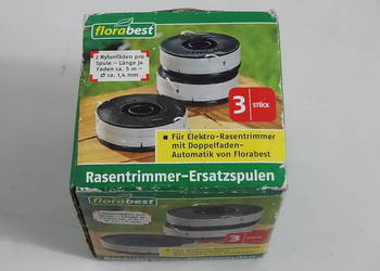 Zestaw 3 szt. Szpule z żyłką do podkaszarki Florabest FRT 450 A1 / 430