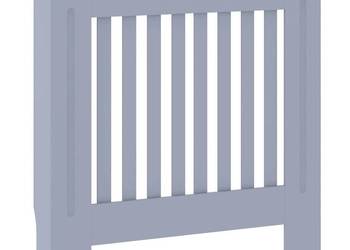 vidaXL Osłona na kaloryfer, MDF, szara, 78 cm(SKU:325561)