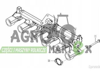R527696 kolektor wydechowy JOHN DEERE original