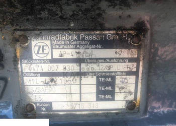 Most napędowy ZF AP-415/LK [CZĘŚCI]