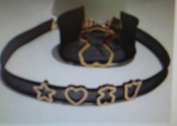 choker z misiem unikatowy