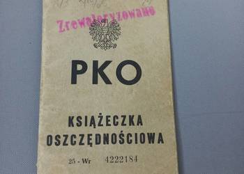 Książeczka PKP oszczędnościowa z czasów PRL
