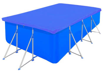 Plandeki na basen 2 szt. PE prostokątne 90 g/m² 394x207 cm WM-3082803