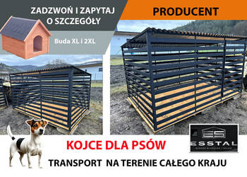 Kojec dla Psa , KOJCE dla Psów ,Klatka Wybieg  , Zadaszenie - ESSTAL-