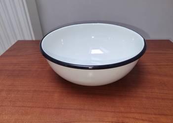 Miska emaliowana nowa 1,5 litra PRL