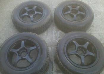 4 Felgi 15x6.5 4x100 z oponami 15/65/195 Toyota Corolla