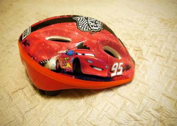 Kask rowerowy dziecięcy Auta Cars Zygzak McQueen Lightning McQueen