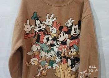 Bluza disney r. 134/140 myszka miki przyjaciele brązowa 9-10 lat