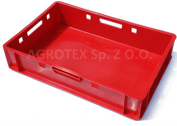 Skrzynka Skrzynki Plastikowe E1 do mięsa, soków, jako podkład