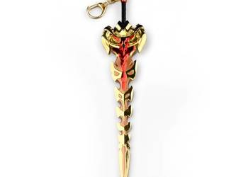Gold Crimson Sword | Metal | 22 cm | Brelok | Genshin Impact