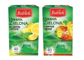 herbata zielona Bastek - opuncja figowa i cytrynowa 40 t.