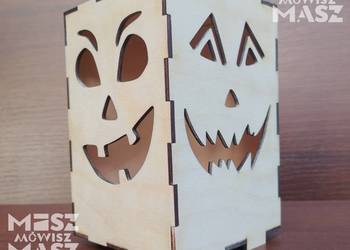Lampion HALLOWEEN led dekoracje latarnia #MiszMówiszMasz