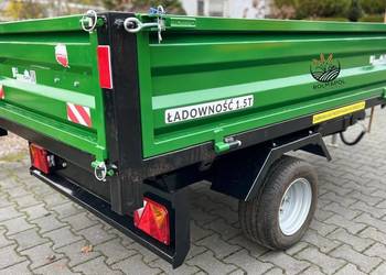 Przyczepa jednoosiowa PW-15 1,5 tony z wywrotem do tyłu
